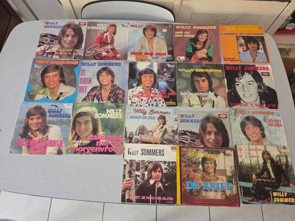 18 singels Willy Sommers, pakketprijs mogelijk, Cd's en Dvd's, Vinyl Singles, Ophalen of Verzenden, Zo goed als nieuw, Nederlandstalig