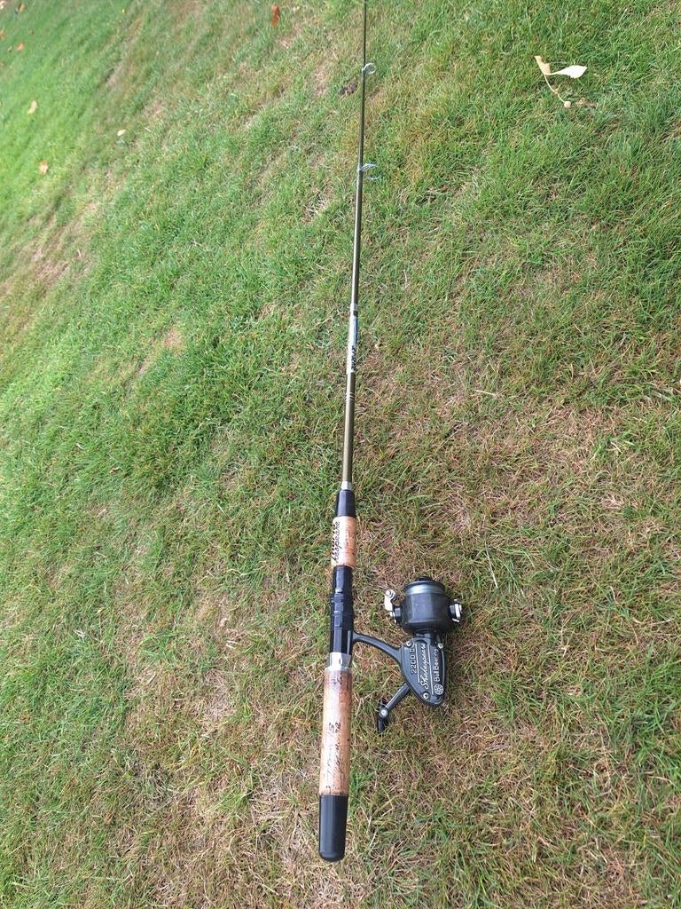 Shakespeare hengel met molen, Watersport en Boten, Hengelsport | Algemeen, Ophalen of Verzenden, Molen