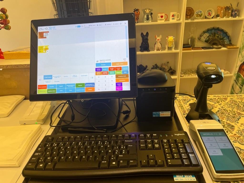 Système de caisse PERIMATIC OVA-150C SAGA, Informatique & Logiciels, Ordinateurs & Logiciels Autre, Enlèvement, Comme neuf