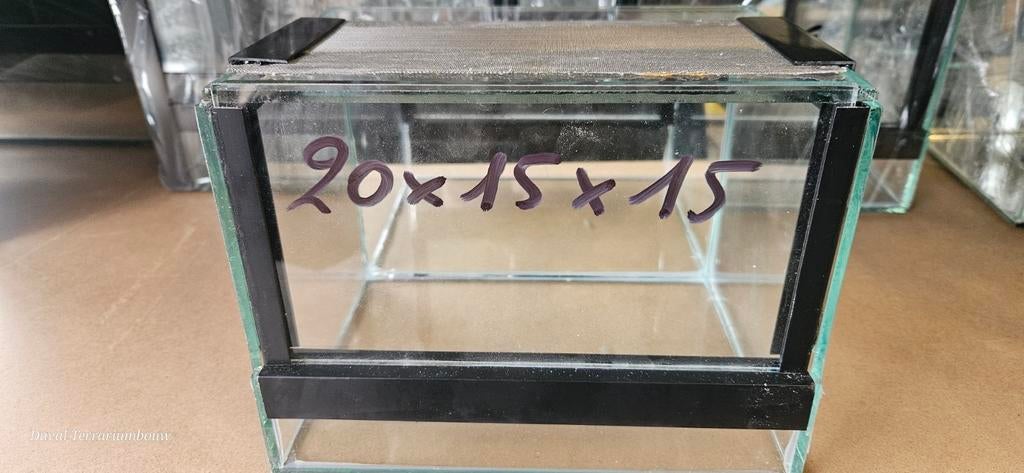 Terrarium in glas 20x15x15, Dieren en Toebehoren, Ophalen of Verzenden