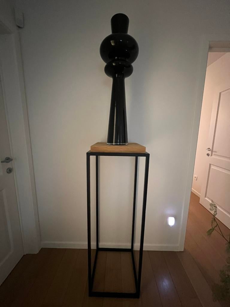 2 Decoratievazen zwart, Ophalen, Zo goed als nieuw, Zwart