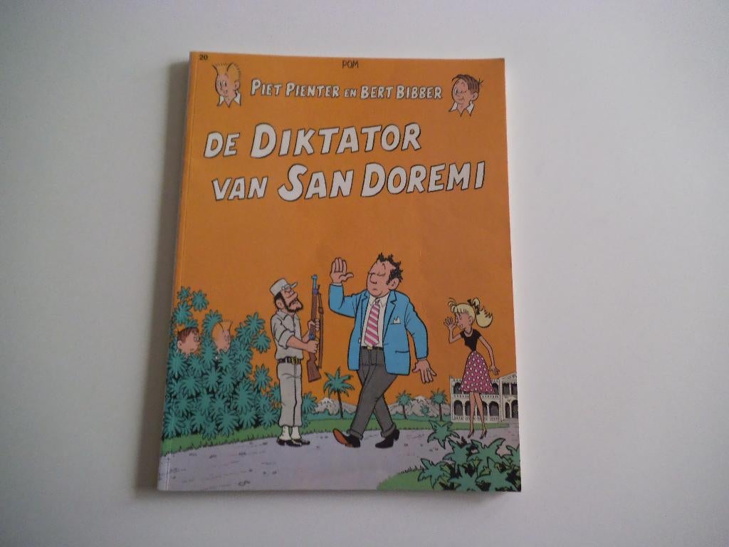 Piet pienter en Bert Bibber 20 De diktator van San Doremi, Boeken, Stripverhalen, Gelezen, Eén stripboek, Ophalen of Verzenden