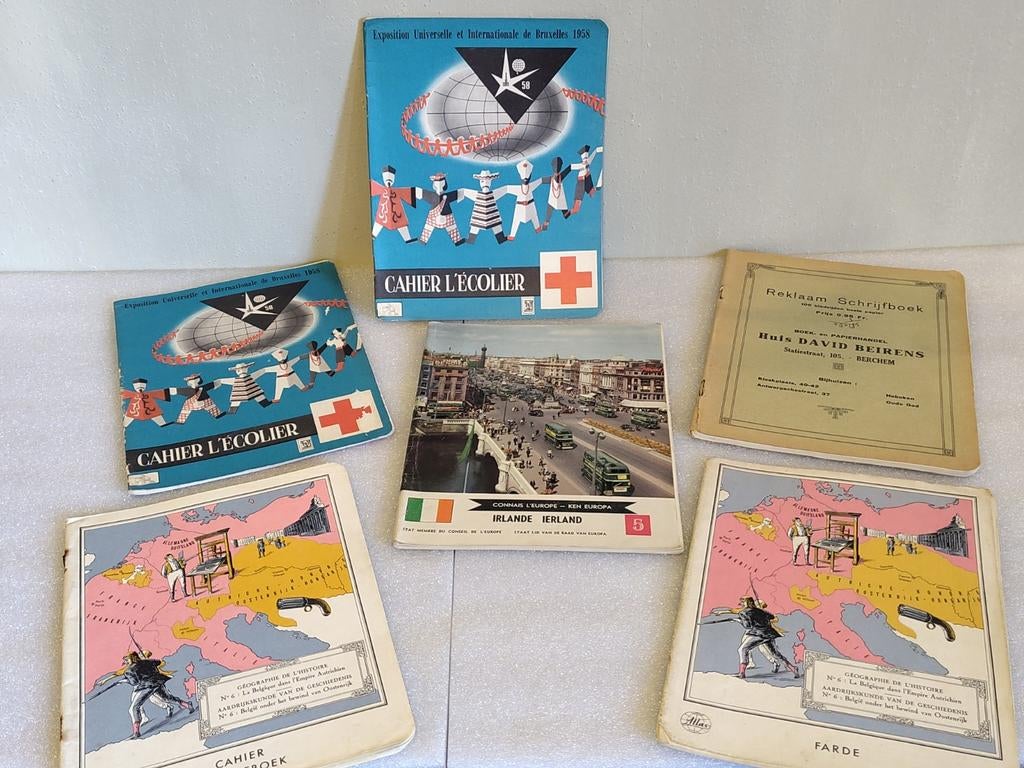 Carnets d'école anciens, Antiquités & Art, Enlèvement ou Envoi