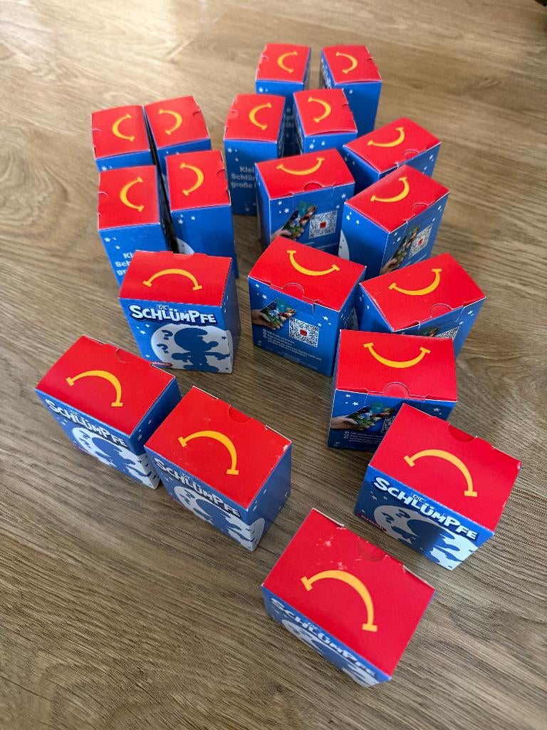 2022 McDonald's Happy Meal Smurfen - set 19 stuks, Verzamelen, -, -, Schleich, Nieuw