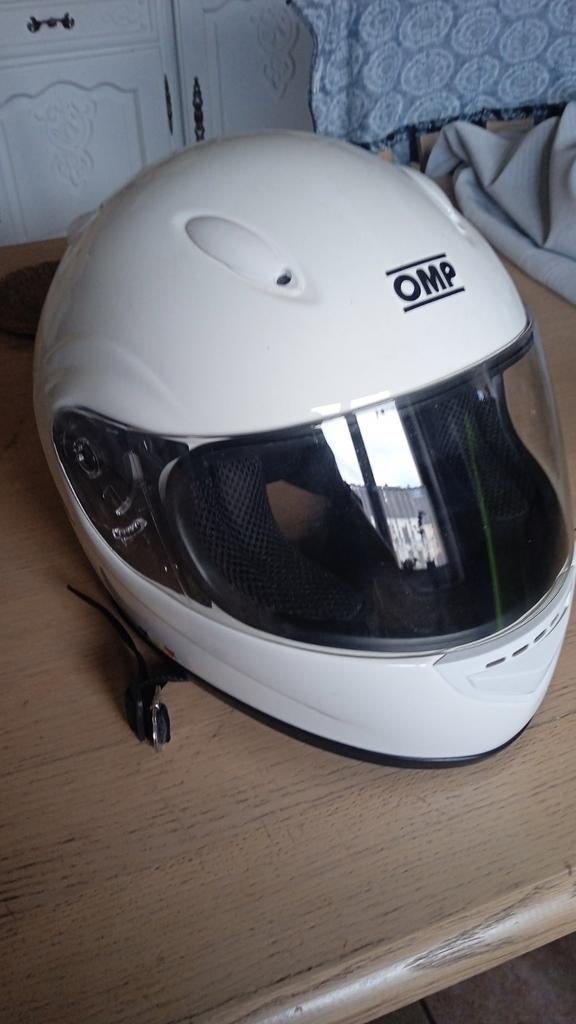 Casque intégral NEUF OMP taille L :59-60 + 1 casque GRATUIT, Enlèvement