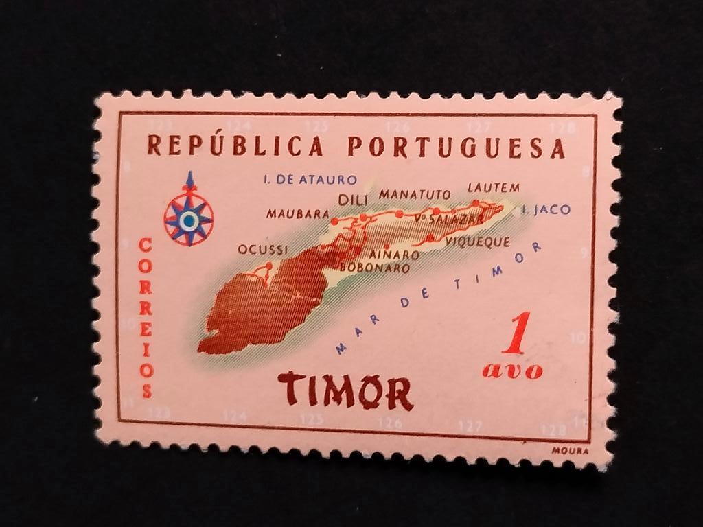 Timor 1956 - carte *, Enlèvement ou Envoi, Non oblitéré, Asie du Sud Est
