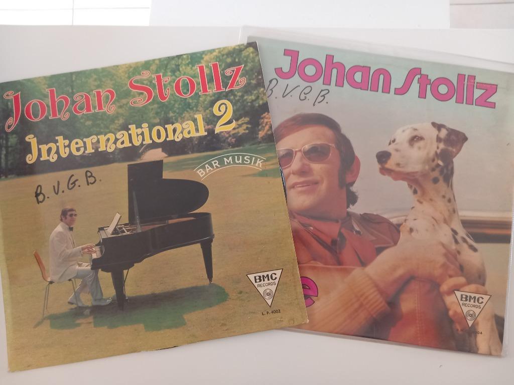 2 vinyles LP Johan Stollz, compositeur pour piano classique, Enlèvement ou Envoi