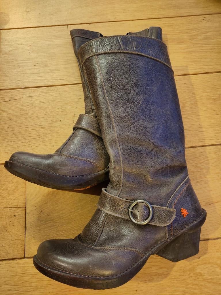 Bottes, Vêtements | Femmes, Art, Gris, Porté, Bottes hautes