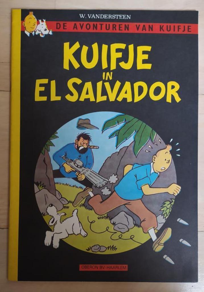 Kuifje parodie - Kuifje in El Salvador ( 1983 ), Boeken, Ophalen of Verzenden