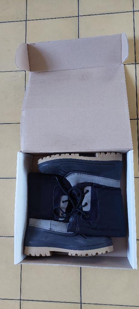 Sneeuwbotten - zwart/grijs Mt 39-40, Enlèvement, Comme neuf, Bottes de neige