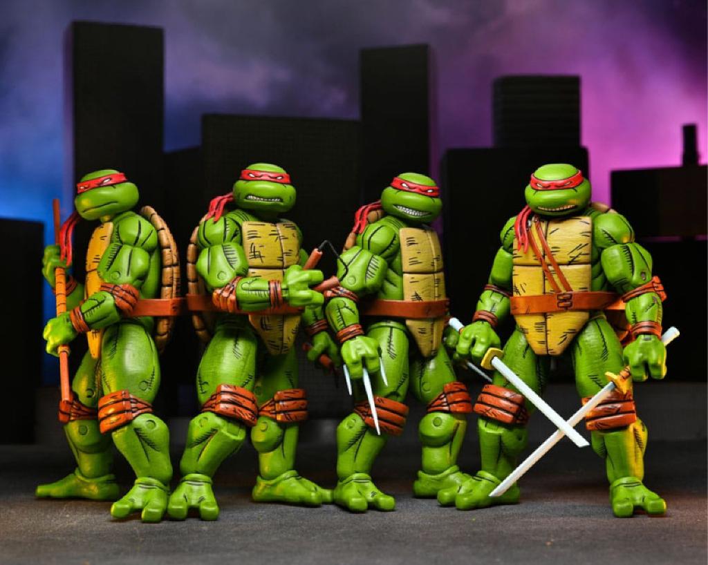 Neca Teenage Mutant Ninja Turtles Mirage Comics 4 Pack Nieuw, Verzenden