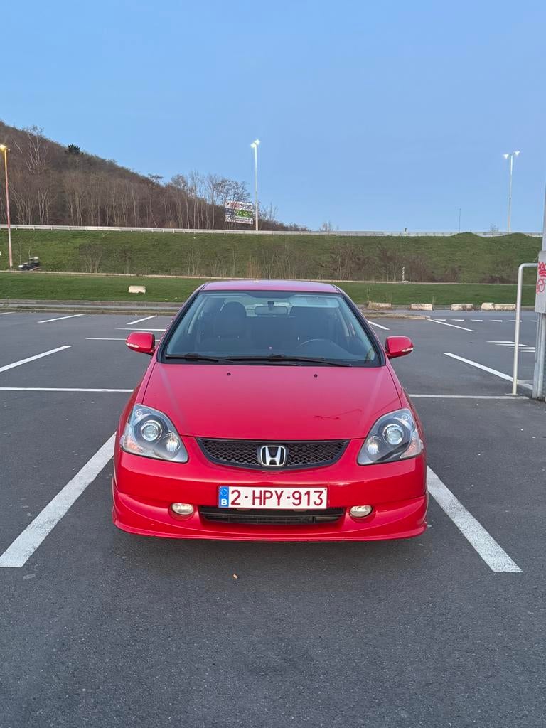 Honda Civic 1.7 CDTI SPORT – 100ch – 2004 – 175 000 km, Auto's, Honda, Voorwielaandrijving, Stof, Zwart, 4 cilinders