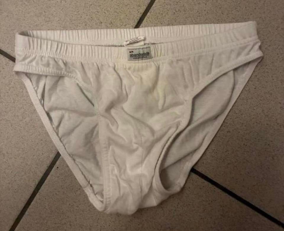 Slip blanc homme taille M, Ophalen, Wit, Slip