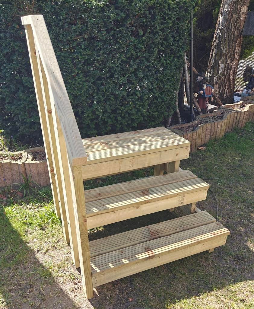 NIEUWE HOUTEN TRAP., Caravans en Kamperen, Ophalen of Verzenden