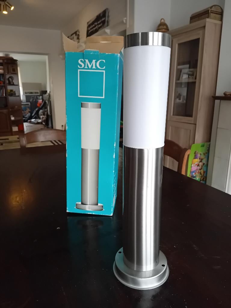 6 bornes lumineuses pour jardin et chemin, Inox, Lampadaire, Enlèvement, Alimentation secteur