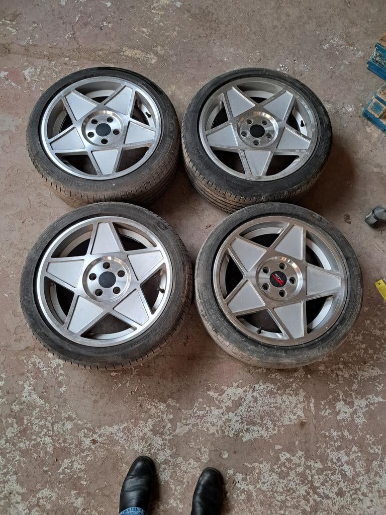 Jantes 5x100 18", Utilisé, Voiture on road