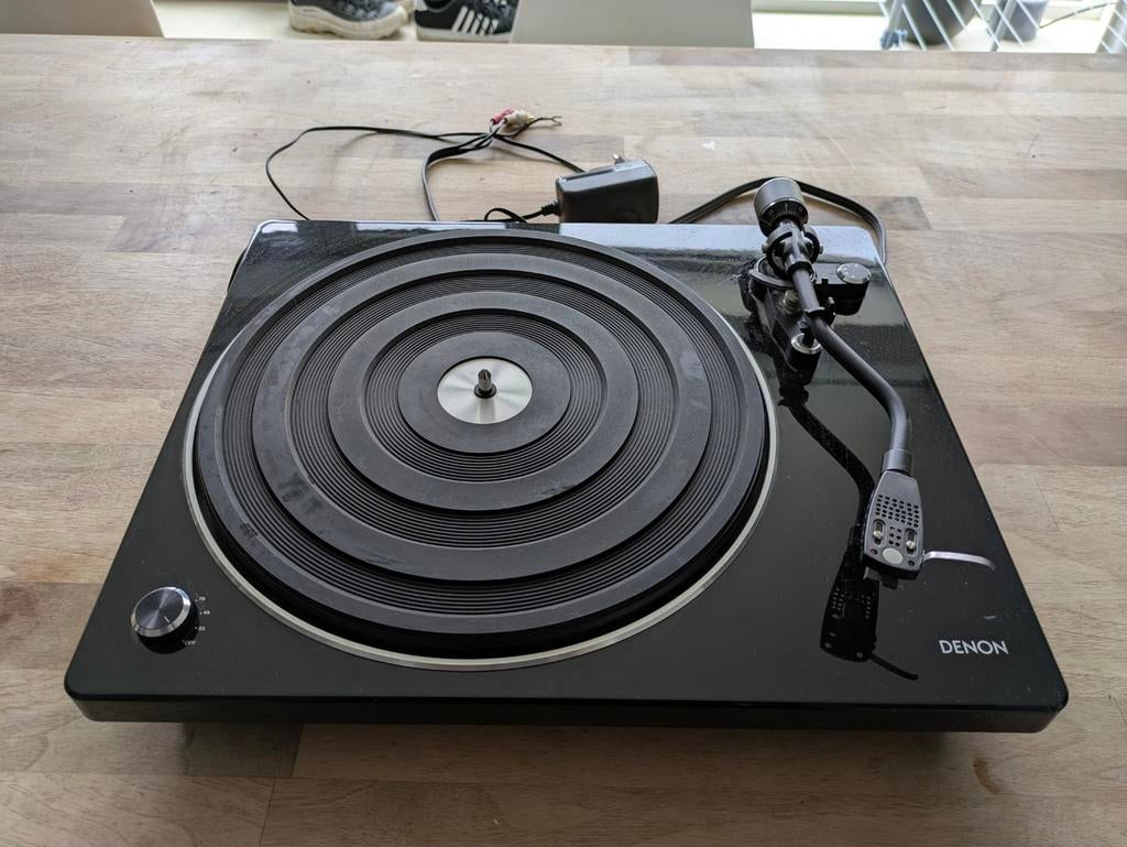 Denon platenspeler DP400, zwart., Audio, Tv en Foto, Platenspelers, Ophalen, Platenspeler