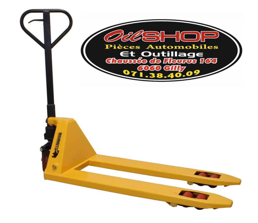 Transpalette 2500 kg à double roue avant 115 cm, Enlèvement, Neuf