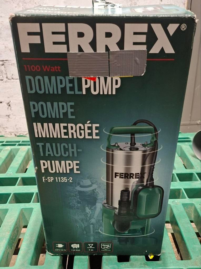 Dompelpomp ferrex, Tuin en Terras, Ophalen of Verzenden, Nieuw, Elektrisch, Dompelpomp