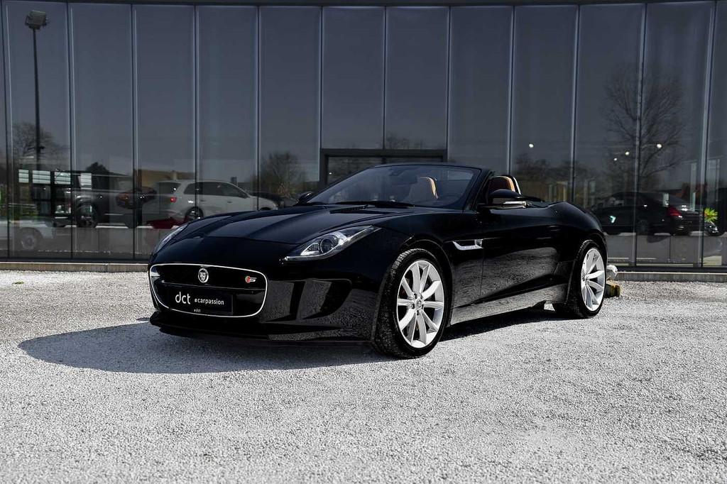 Jaguar F-Type CABRIOLET 3.0 V6 S Sportexhaust Meridian Memor, Auto's, Automaat, Euro 6, 2995 cc, Leder