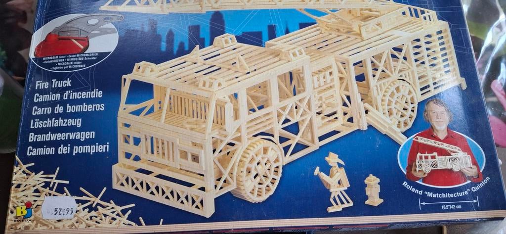 Camion-pompier Matchitecture, Enlèvement ou Envoi, Comme neuf, Voiture, Autres marques