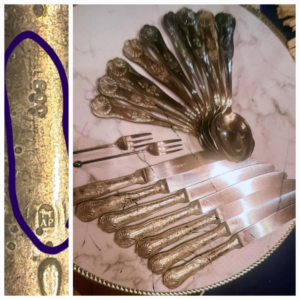 Zilverbestek (800) 36-delig — 12 vorken,12 messen,12lepels, Verzenden