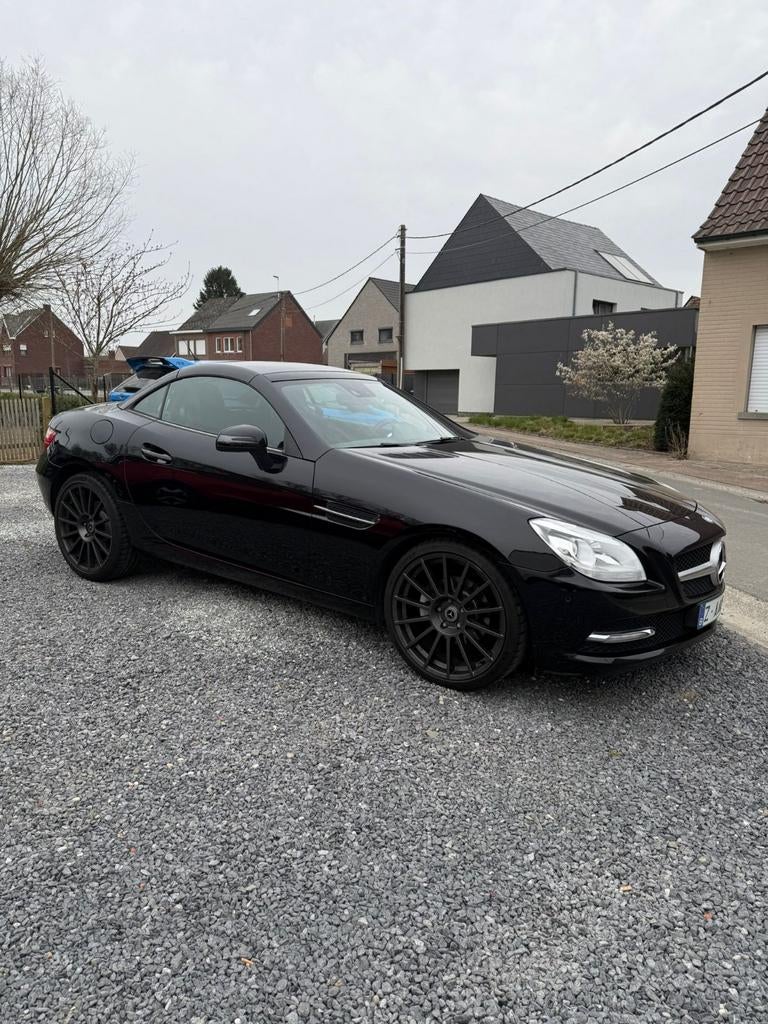 Mercedes-Benz slk 200 2012 114250km reeds blanco gvv!!!, Euro 5, Achterwielaandrijving, 4 cilinders, Cabriolet