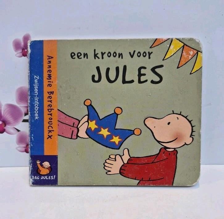 🧡 Boek: Een kroon voor Jules, Gelezen, 3 tot 4 jaar, Annemie Berebrouckx, Ophalen of Verzenden