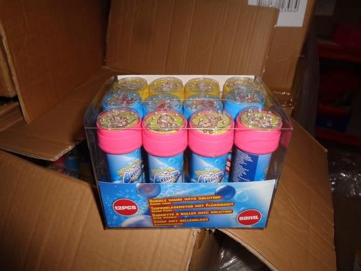 144x Bellenblaas met geduldspelletje, Ophalen, Overige typen, Onbekend, Nieuw