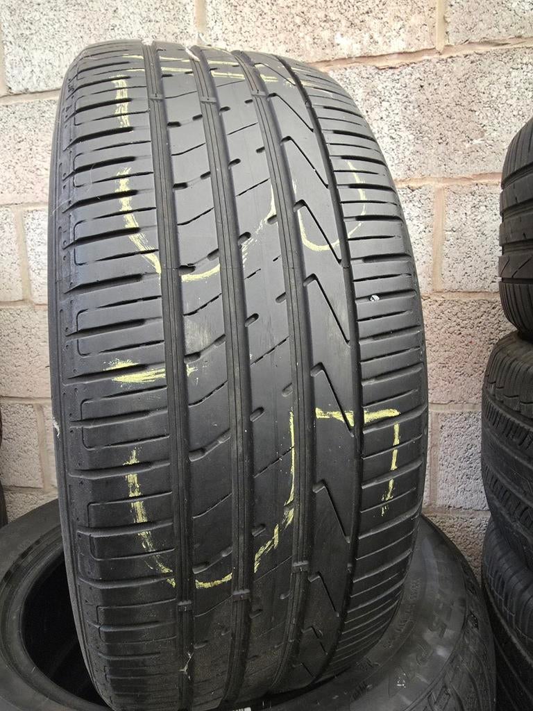 235 55r17 Hankook avec montage et équilibrage, Enlèvement, Utilisé