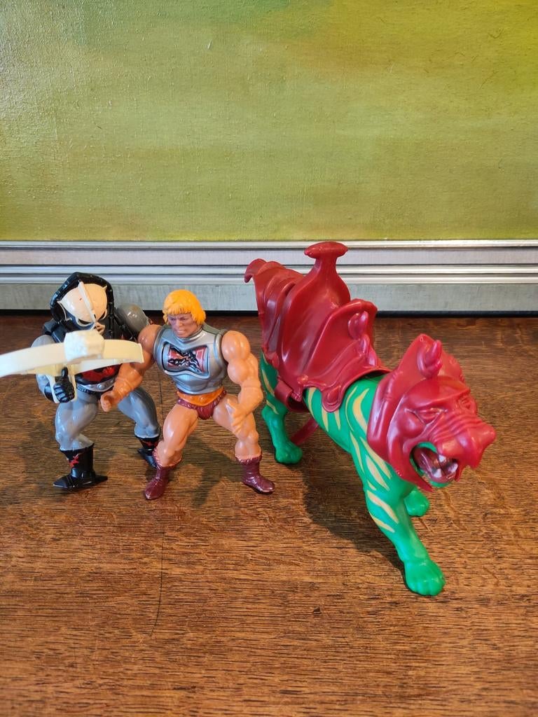 He-Man action figures (3 figuurtjes) goede staat, Ophalen
