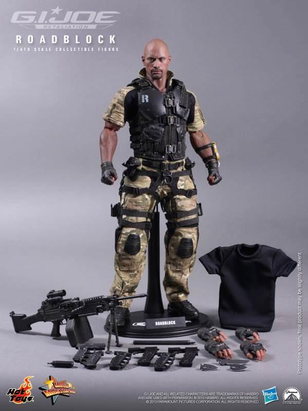 Hot Toys GI Joe Retaliation Roadblock MMS199, Collections, Envoi, Comme neuf