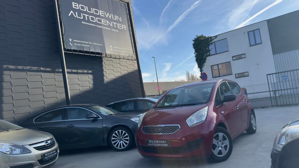 Kia Venga 1.4Benzine 152.xxxkm 2011/Airco,Bleutooth,Garantie, Voorwielaandrijving, Stof, Zwart, Parkeersensor