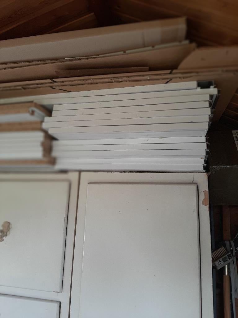 keukenkast panelen (20 stuks), Doe-het-zelf en Bouw, Hout en Planken, Gebruikt, Ophalen