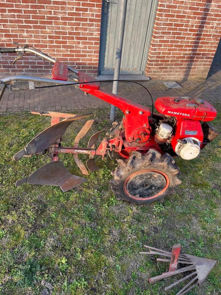 Mini trekker, Ophalen, Gebruikt, Benzine, Tuinfrees