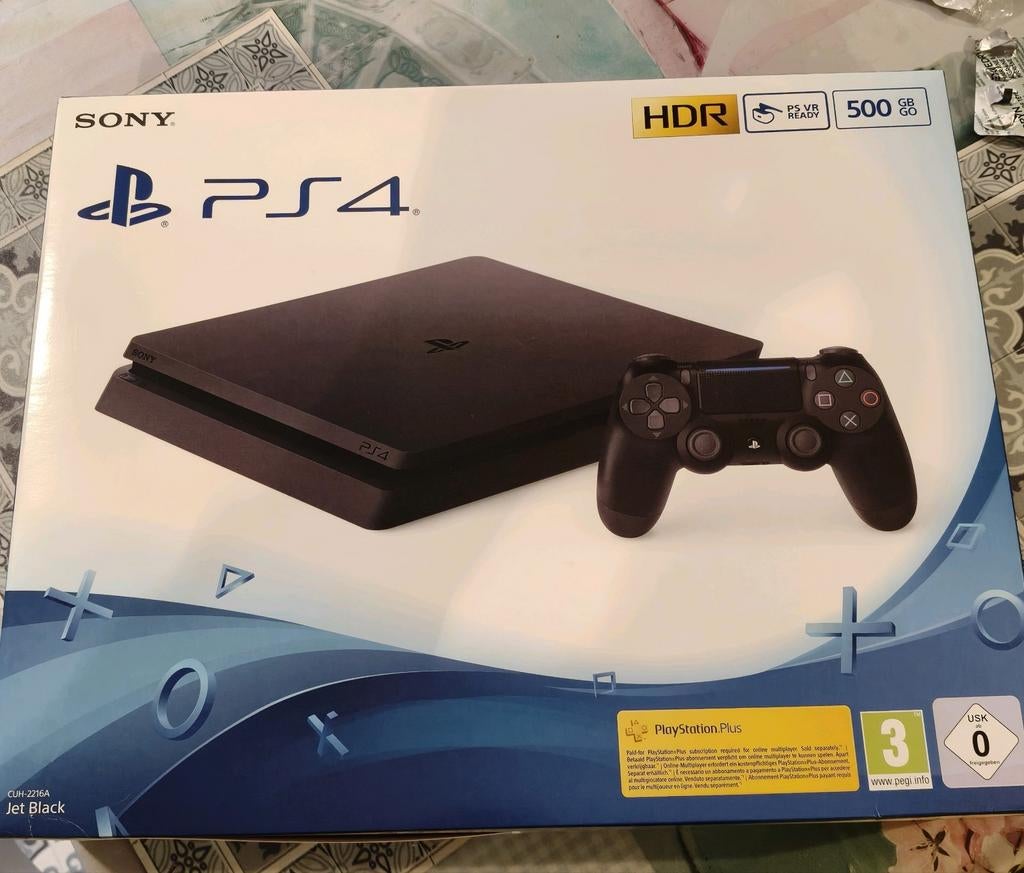Playstation 4 slim 500 GB, Games en Spelcomputers, Spelcomputers | Sony PlayStation 3, Ophalen, Met games, Zo goed als nieuw, 500 GB