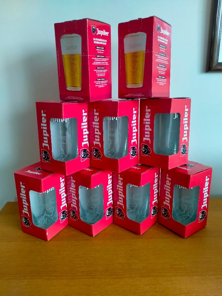 Glazen Jupiler 0,0%, Collections, Enlèvement ou Envoi, Neuf, Verre ou Verres, Jupiler