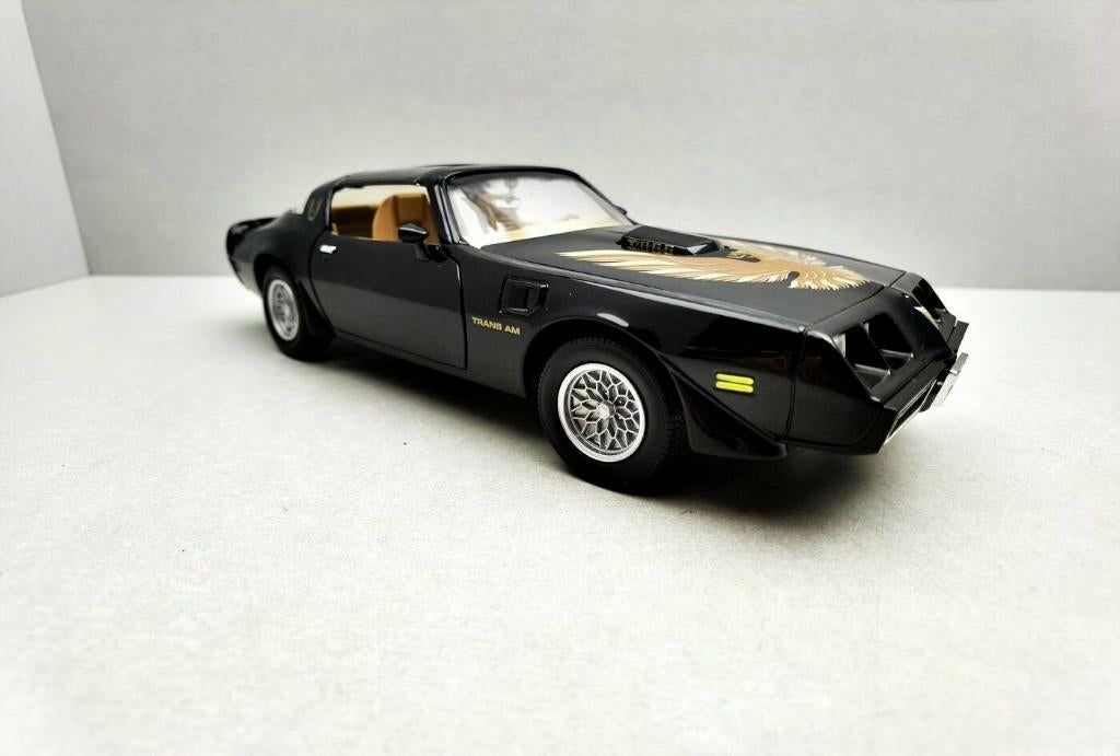 PONTIAC Firebird Trans-Am T-Top 1979 Black 1/18 ROAD S.Neuve, Ophalen of Verzenden, Nieuw, Auto, ERTL
