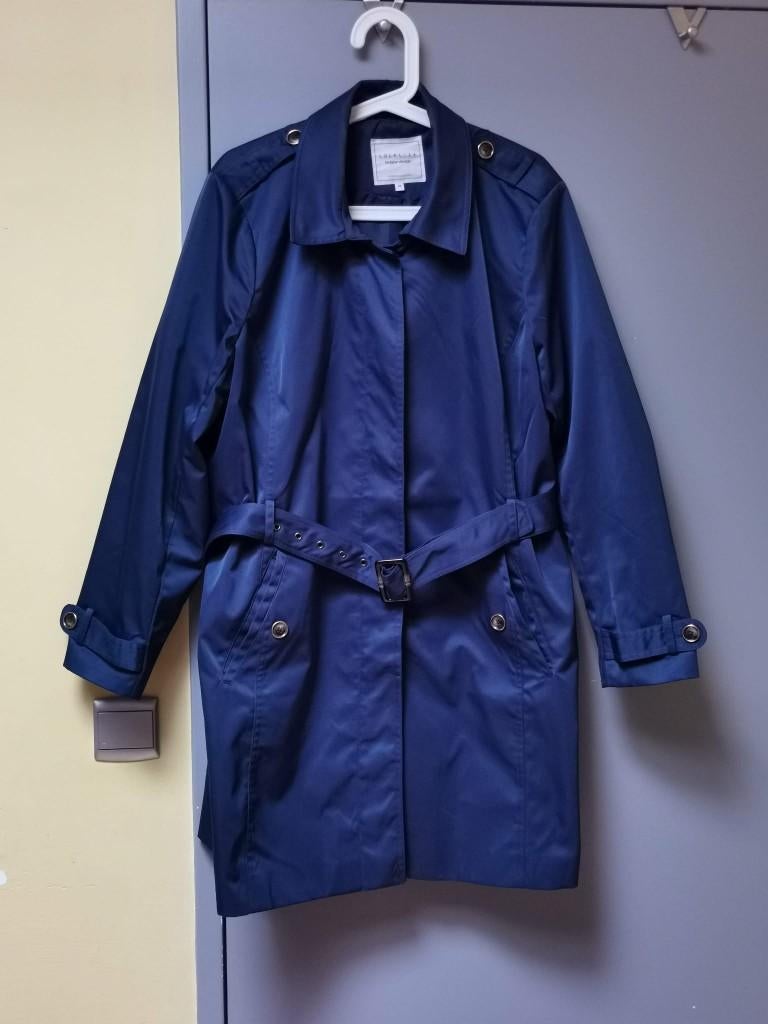 Regenjas maat 46 - LOLA & LIZA, Maat 46/48 (XL) of groter, Ophalen of Verzenden, Zo goed als nieuw, Blauw