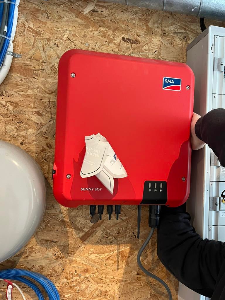 Omvormer zonnepanelen met nodige documenten, Enlèvement, Comme neuf