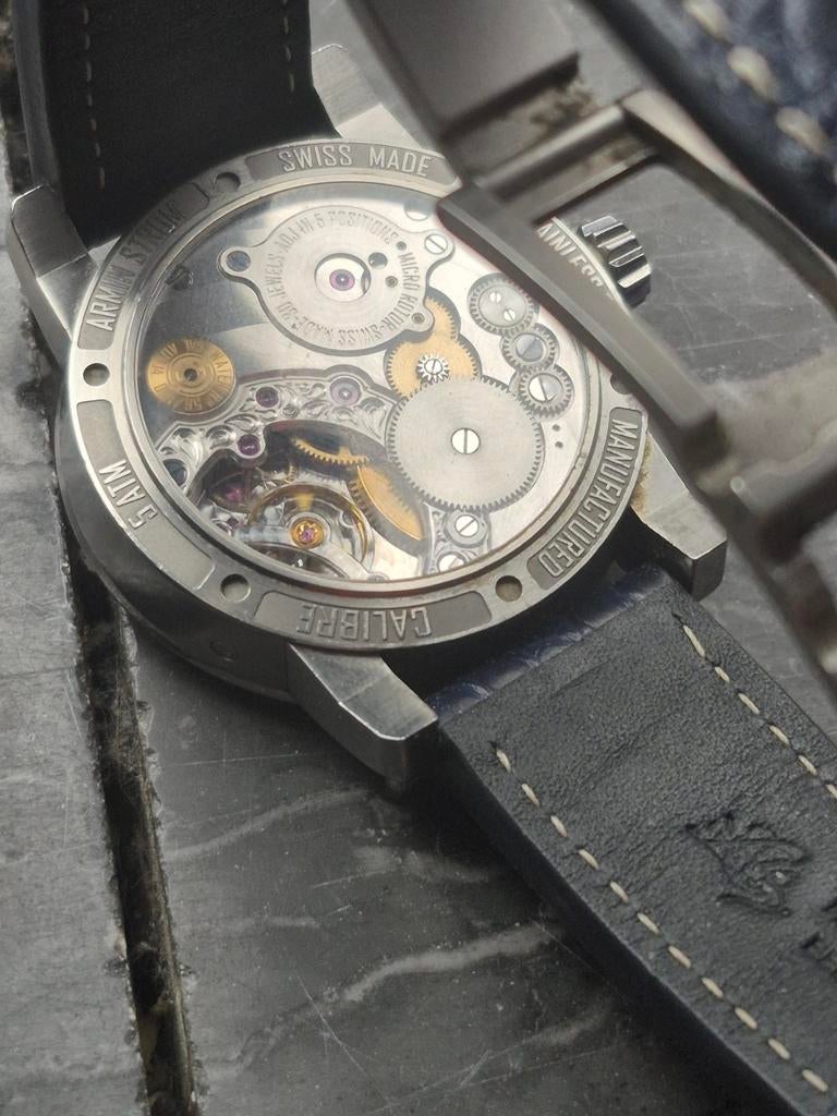 Armin Strom Manufactuur Grafity cognac limtd 100st., Handtassen en Accessoires, Horloges | Kinderen, Ophalen