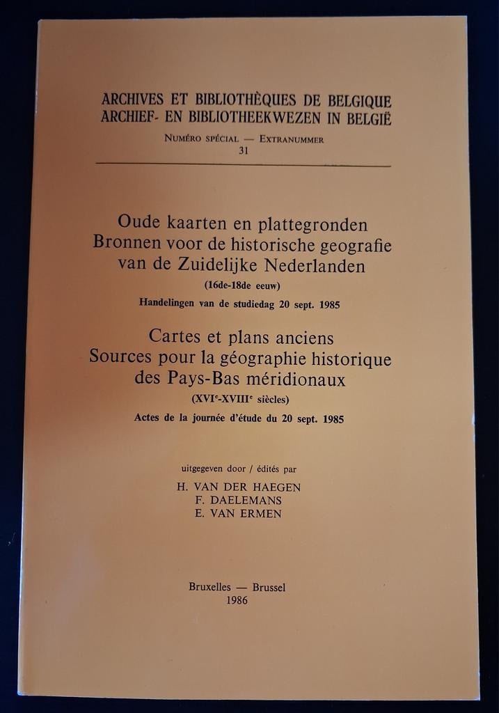 OUDE KAARTEN  & PLATTEGRONDEN ZUIDELIJKE NEDERLANDEN, Boeken, Atlassen en Landkaarten, Ophalen of Verzenden