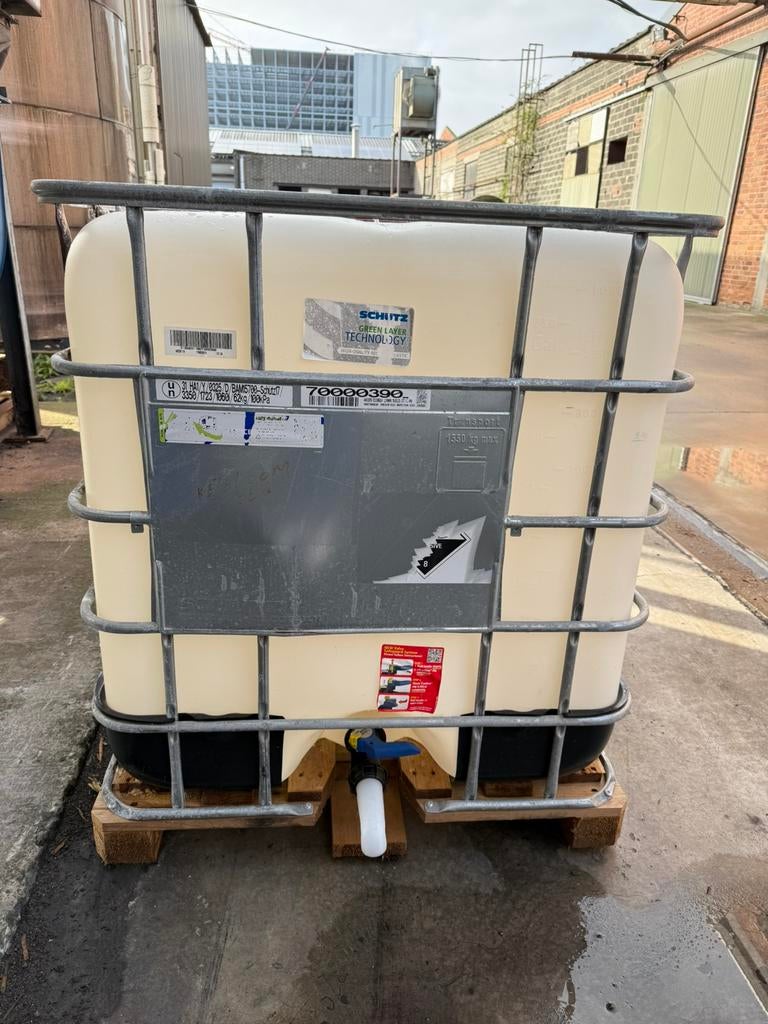 Ibc vat 1000 liter, Tuin en Terras, Ophalen, Gebruikt