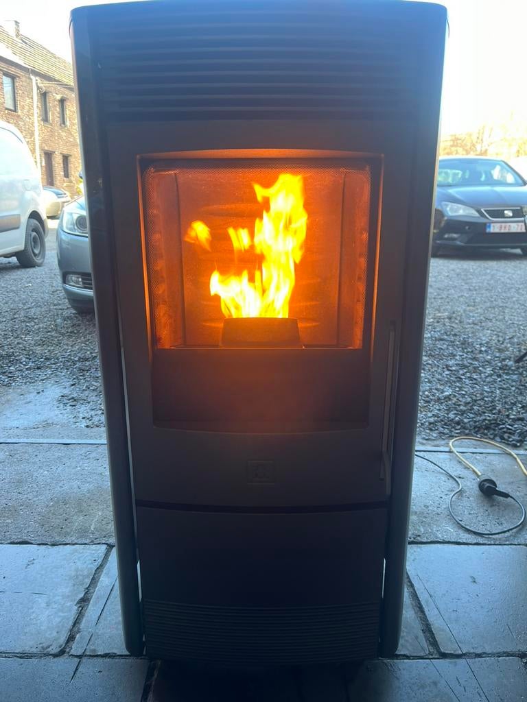 Pellet edilkamin, Ophalen, Gebruikt