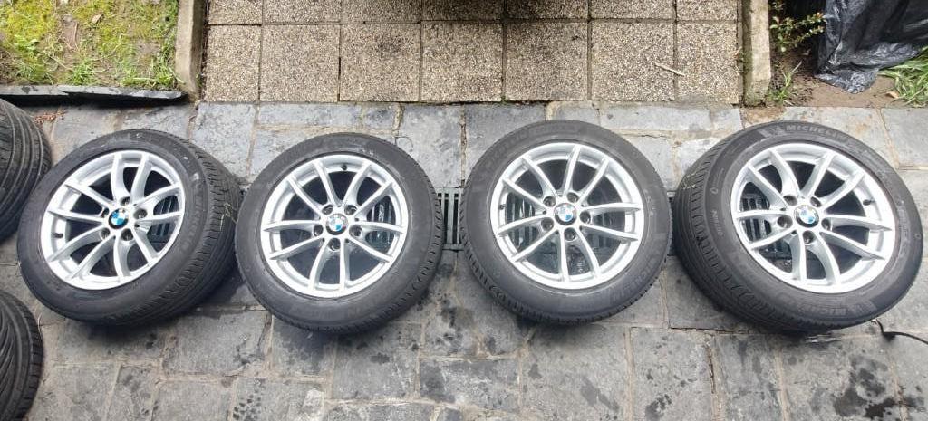 4X BMW STYLE 378 F20 F20 F21 F22 F23 WIELEN Banden 20555R16, Auto-onderdelen, Banden en Velgen, Ophalen, Gebruikt, 16 inch, 205 mm