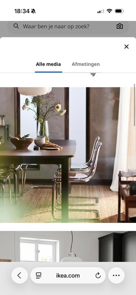 6 Eetkamerstoellen TOBIAS, Maison & Meubles, Synthétique, Enlèvement, Tobias, Noir