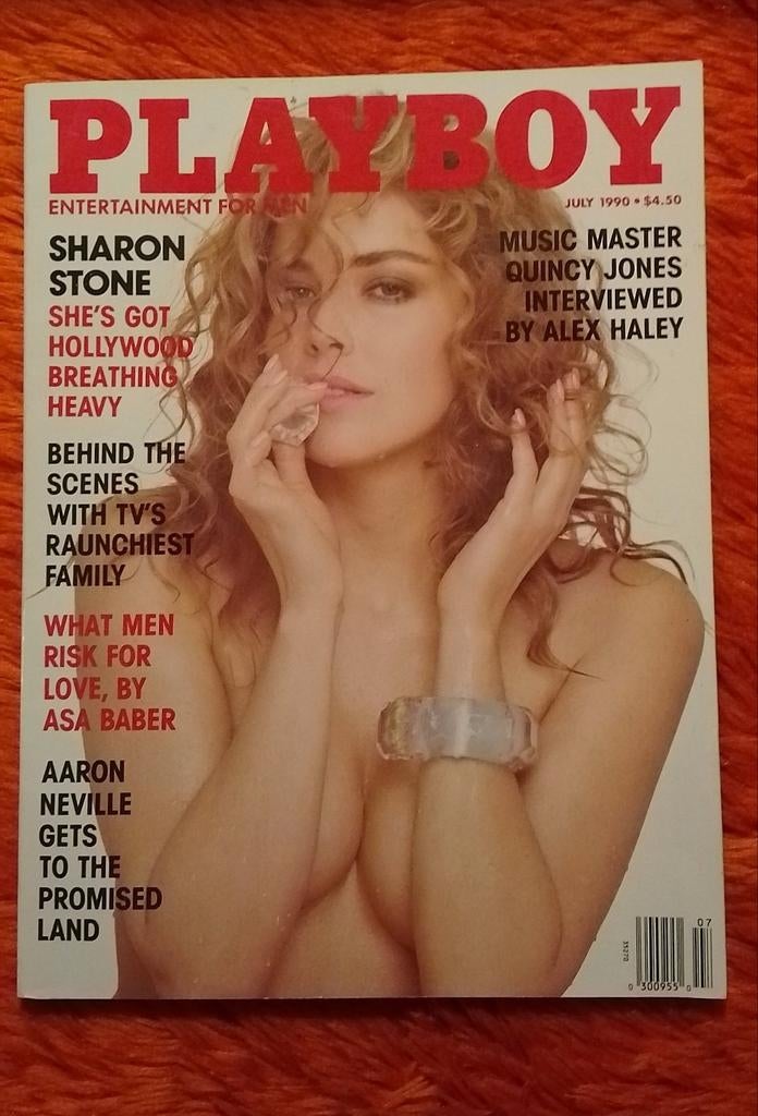 Playboy july 1990 Sharon Stone, Boeken, Tijdschriften en Kranten, Ophalen of Verzenden