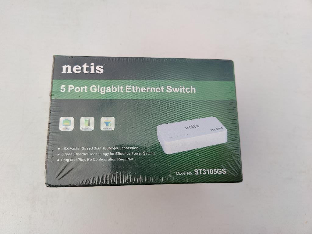 5 poort Gigabit ethernet switch (Nieuw), Computers en Software, Netwerk switches, Ophalen of Verzenden, Nieuw