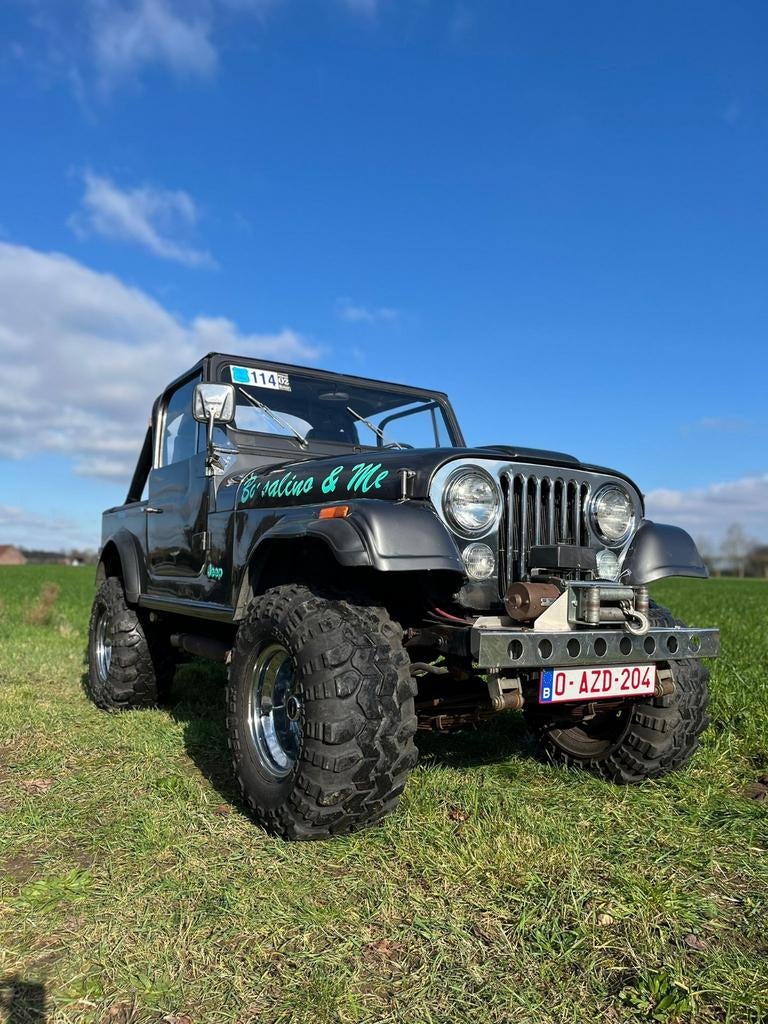 Mooie CJ7 V8 5.9 l met bijhorende accessoires te koop, LPG, Te koop
