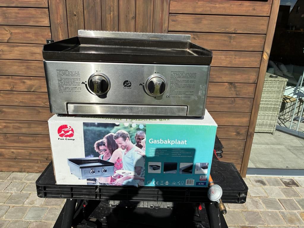 BBQ  bakplaat, Tuin en Terras, Gasbarbecues, Nieuw, Ophalen